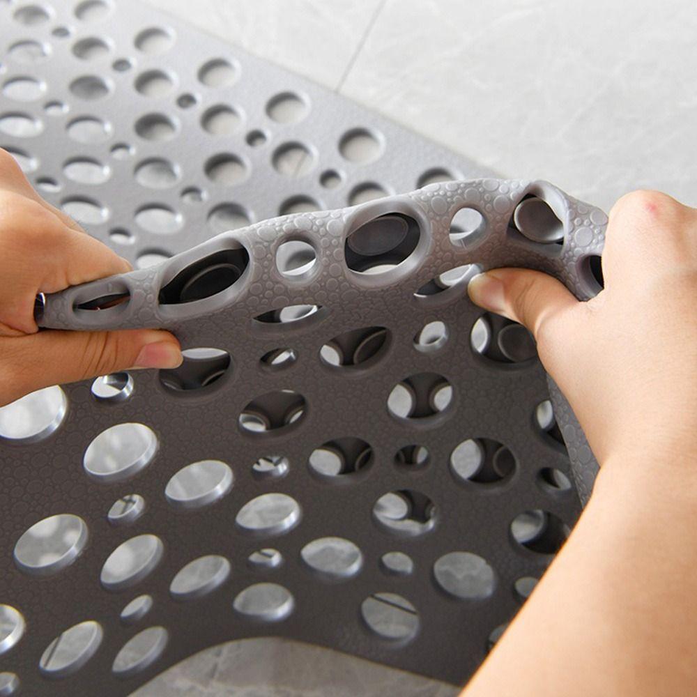 Porous Water Leakage With Suction Cup Bathroom Products Bath Mats Shower Mat Suction Grip Mat