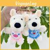 Plush Charming Animal Keychain Collection Featuring Cute Dogs Cats Frogs Bears And