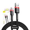 Kabel Usb Do Micro Usb Baseus Cafule 1.5A 2M (Czerwono-Czarny)