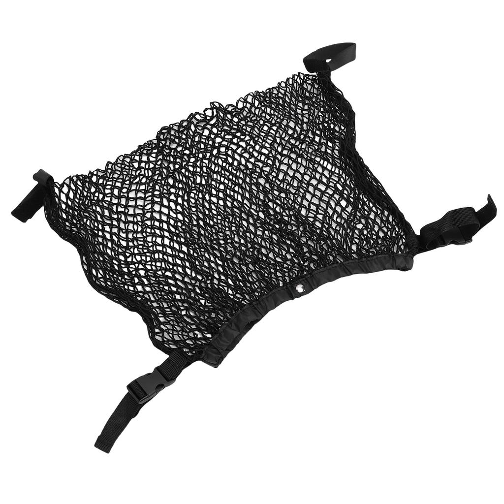 Stroller Mesh Bag Adjustable Polyester Net Storage Bag with Large Storage Space Stroller Accessories for Carrying