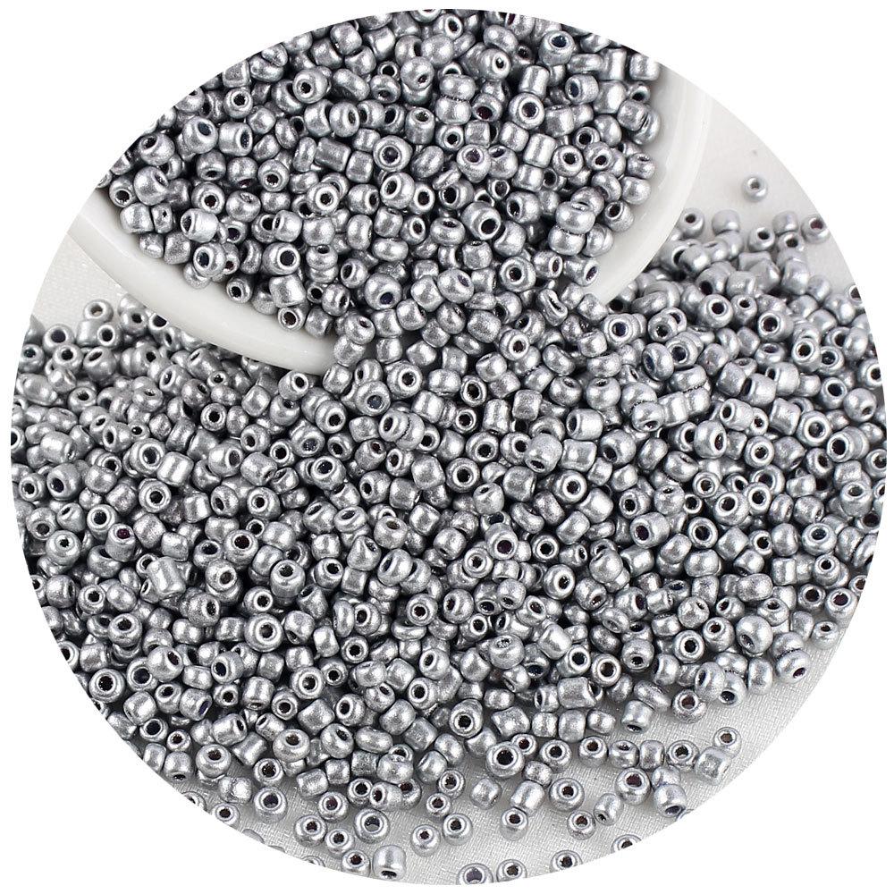2mm Hole Glass Small Beads DIY Jewelry Cross Stitch Clothing Bag Accessories Loose Beads