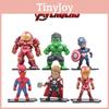 High-quality Plastic Avengers Toys Hulk Iron Man Spider-man Green Giant Figures