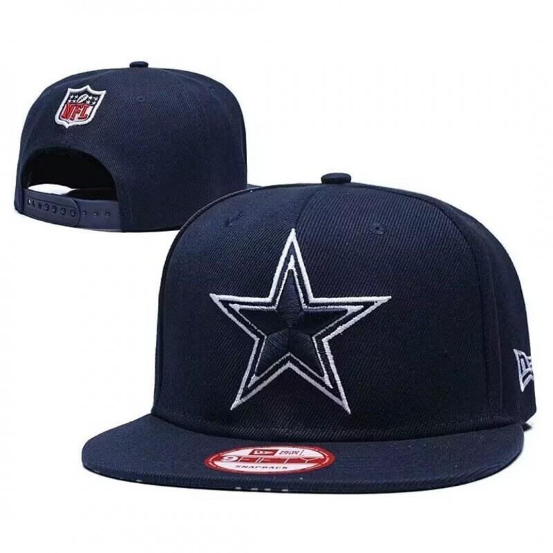 NFL Adjustable Snapback Hat Flat Brim Baseball Cap Letter Print Street Style