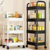 Household Cart Floor Storage Rack, Multi-Functional Kitchen Storage Cart, Movable Storage With Wheels, Multi-Scene Application