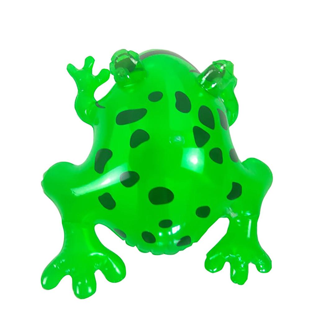Светящийся воздушный шар-лягушка, надувная светящаяся лягушка из ПВХ с эластичной прыгающей веревкой, детская светящаяся игрушка