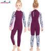 Girls 2.5mm Neoprene Wetsuit Snorkeling Swimming Warm Full Body Long Sleeve Dive Suit Kids Winter Fall