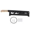 Wall Mounted Firewood Splitter Wooden Handle Firewood Kindling Splitter with Safety Ring for