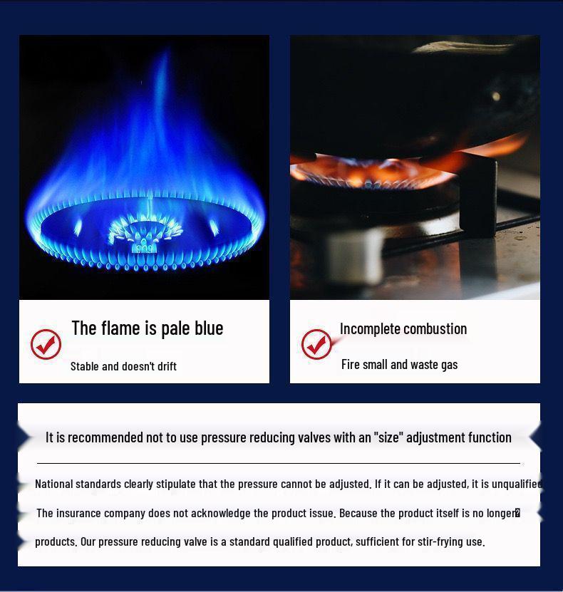 Explosion-Proof Gas Cylinder Pressure-Reducing Valve for Water Heaters