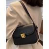 New high-end trend autumn simple retro fashion shoulder women's bag texture crossbody versatile small square bag