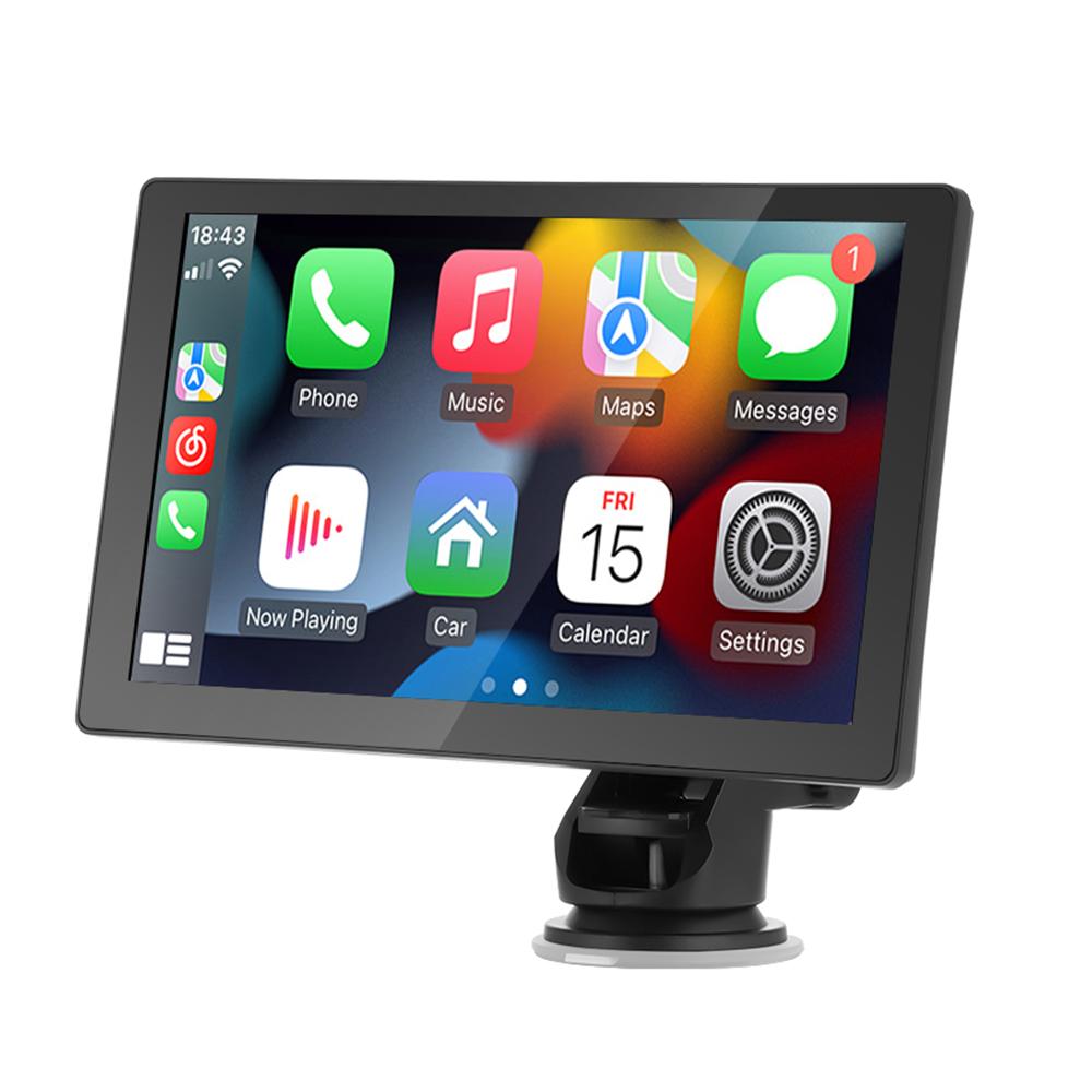 Portable Car Stereo Wireless Wired CarPlay Android Auto Head Unit 9 Inch Screen Bluetooth 5.0 WiFi FM Transmitter Multimedia Receiver MP5 Player