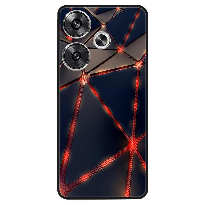For Xiaomi Poco M6 4G Case Shockproof Soft Silicone TPU Bumper for Poco M6 4G Cover PocoM6 4G 2024 Lovely Luxury Cartoon Fundas