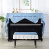 HIMENO Full Piano Dust Cover, Nordic Fish Design