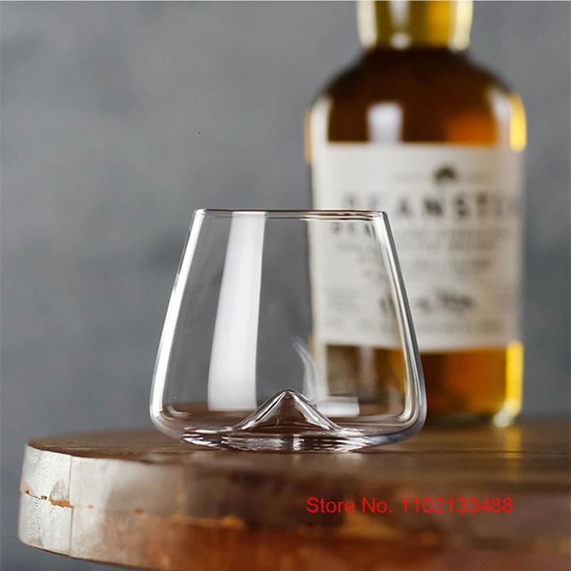 European Style Denmark Design Wine Glasses Swirl Eddy Rock Spin Whiskey Glass Cognac Brandy Snifters Liqueur Cup Whisky Tumbler