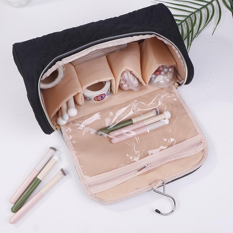 Скрытый крючок для подвешивания фена, портативный пылезащитный дорожный чехол для инструментов для волос, вместительная сумка для хранения щипцов для завивки волос
