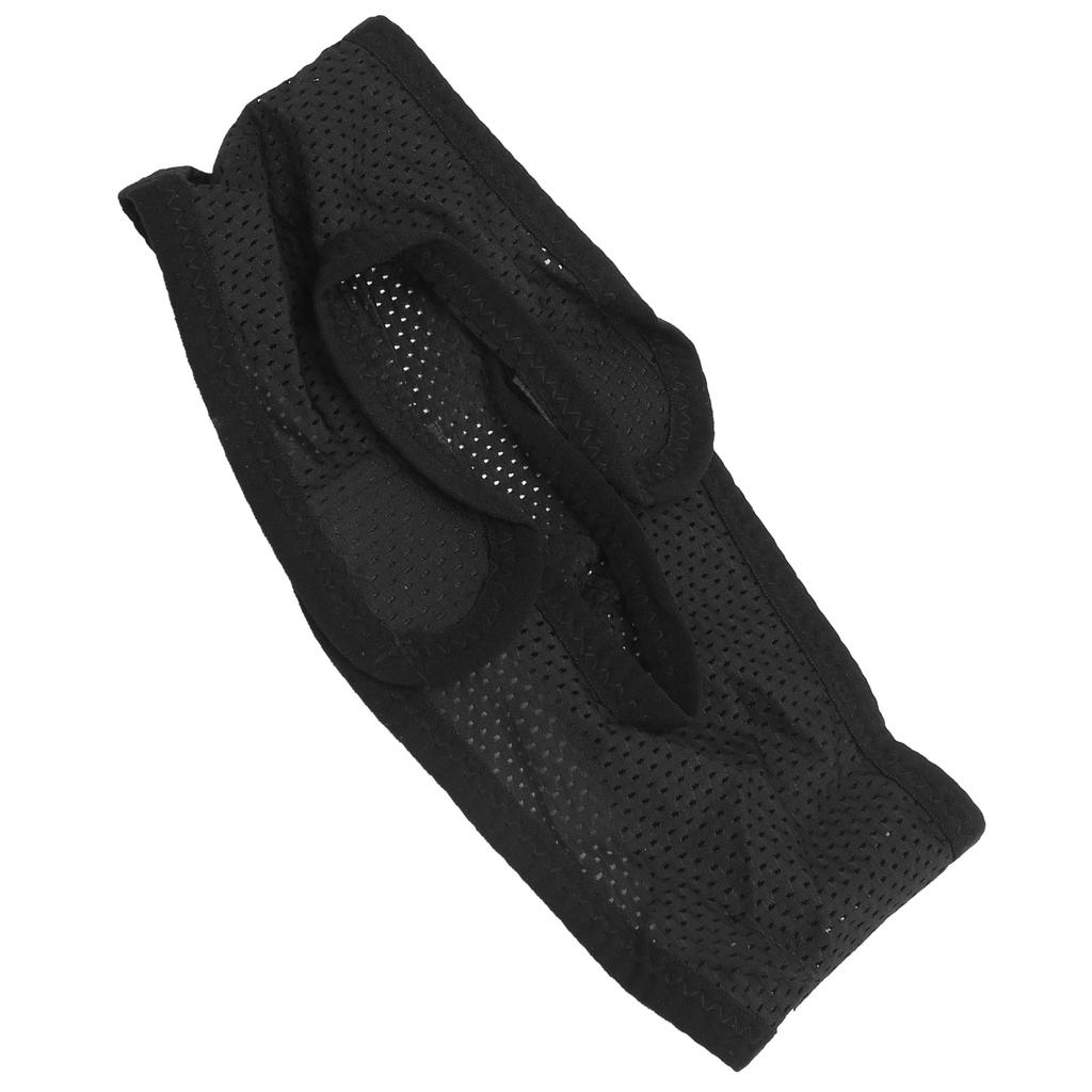 AntiSnoring Chin Strap Facial Slimming Mesh Breathable Strap Jaw Support Belt for Adults(Black )