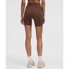 Lululemon Wunder Train High Rise Short 6  Lava Cake