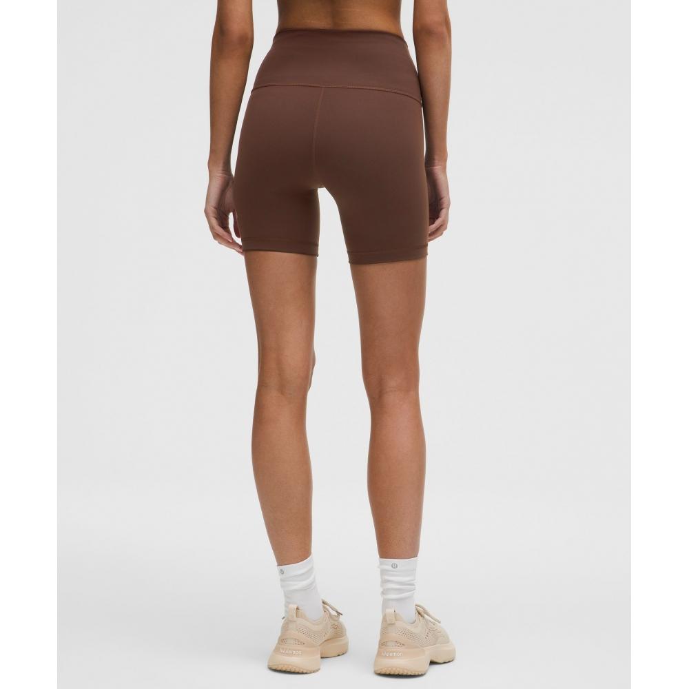 Lululemon Wunder Train High Rise Short 6  Lava Cake