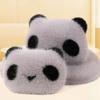 Non-slip Car Plush Cushion Cartoon Panda Backrest Lumbar Support Car Headrest Waist Support  Winter