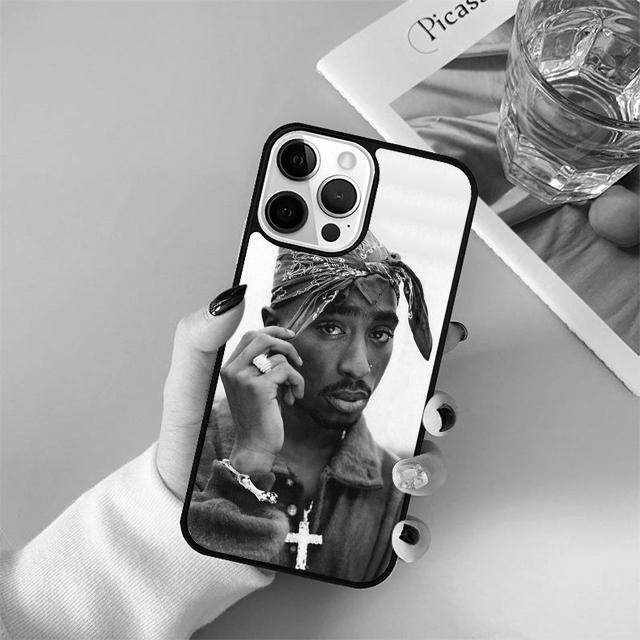 Чехол для телефона Tupac 2pac для iPhone 17 Air 16 15 14 13 11 12 Pro Max Max Plus Задняя крышка