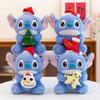 Cute Stitch Christmas And Musical Instrument Series Plush Doll Children Toy For Kids Holiday Gifts