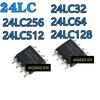 5 шт. 24LC 24LC512T-I/SN 24LC32A 24LC32 24LC64 24LC128 24LC256 Программируемая постоянная память, интегральная схема IC