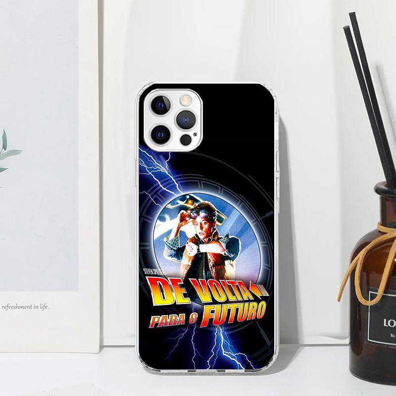 Back To The Future TV Phone Case For Iphone 17 Air 16 15 Plus 16E 14 Pro Max 13 Mini 12 11 7 8 SE Fundas Soft Back Cover 17 Air