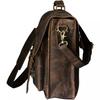 Leather Laptop Bag for Men Executive Messenger Bag Briefcase for Office