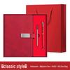 Personalized A5 Soft Leather Notebook Gift Set - Elegant Business Diary with Buckle