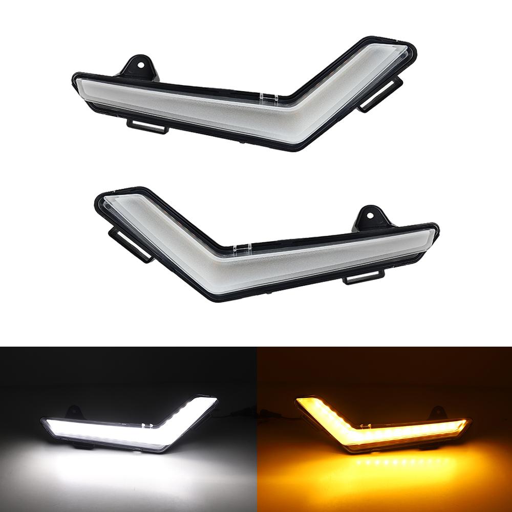 ATV LED Turn Signal Lights Front DRL Turn Signal Light for Can-Am Defender 2020+ Defender Max 2020+ Commander 2025