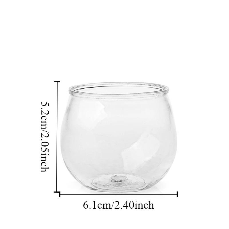 20 шт прозрачные десертные стаканчики мусс десертные стаканчики вечеринка день рождения свадьба ресторан конфеты закуски желе рождество новый год