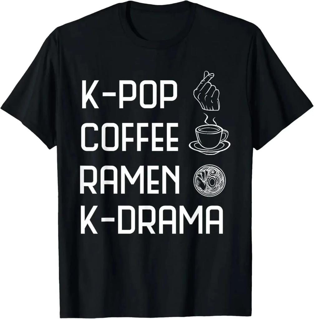 Ешь Спи KDrama Повторяй ТВ Корейский Фильм Телевидение Хангыль Футболка ЖЕНСКАЯ Одежда Кавайная Одежда Корейские Футболки Универсальная