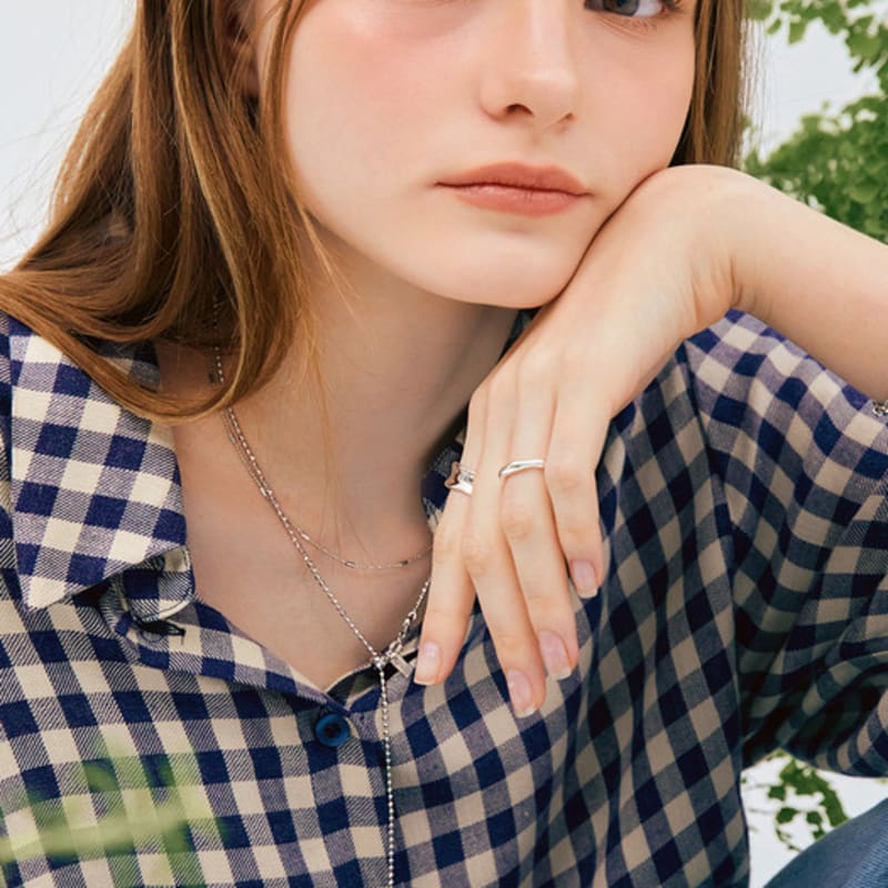 JYDDM 925 Mer Open Ring