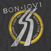 Bon Jovi Unisex Adult Slippery When Wet World Tour T-Shirt