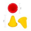 50 Pieces Track Training Cones Roller Skating Obstacles Nimble Sports Small Cones for Indoors Outdoors, 5 Assorted