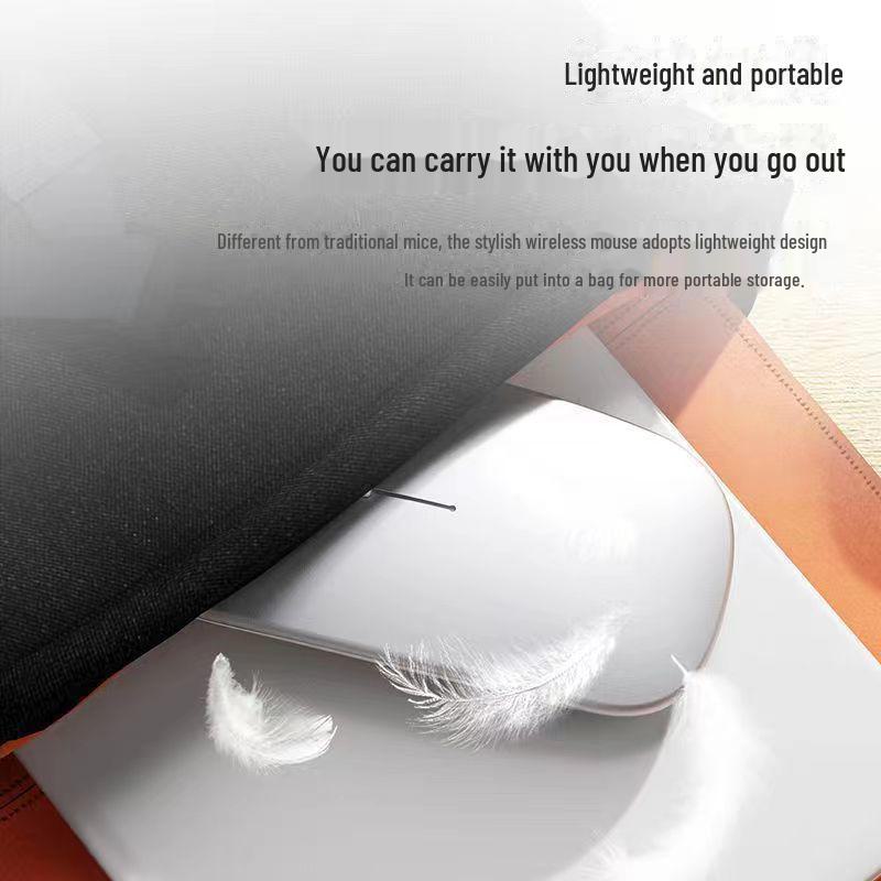 Бесшумная двухрежимная беспроводная Bluetooth-мышь — с возможностью подзарядки для использования дома и в офисе