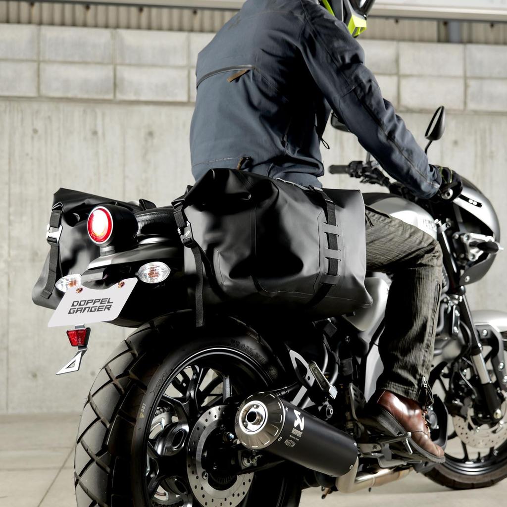 Waterproof Side Bag Tarpaulin Bag [DOPPELGANGER]