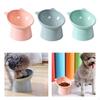 3pcs Raised Cat Bowl PP Tilted Non Slip Feeding Stand for Puppy Water Small Dog Pet Travel