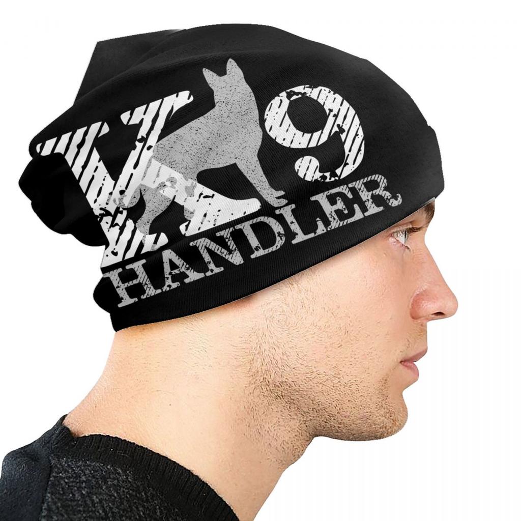 K9 Handler Dog Skullies шапки шапки для унисекс женщин унисекс модная зимняя теплая вязаная шапка для взрослых бельгийский малинуа капот шапки