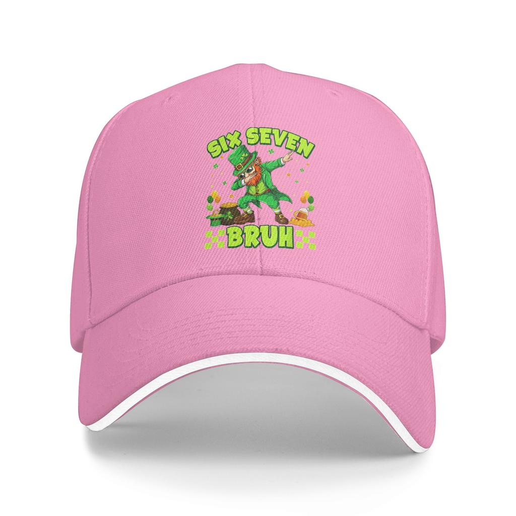 Six Seven Bruh 67 Funny Saint Patricks 6 7 Meme Baseball Cap Funny Trucker Hat Spring Men Adult Hunting Camping Baseball Caps