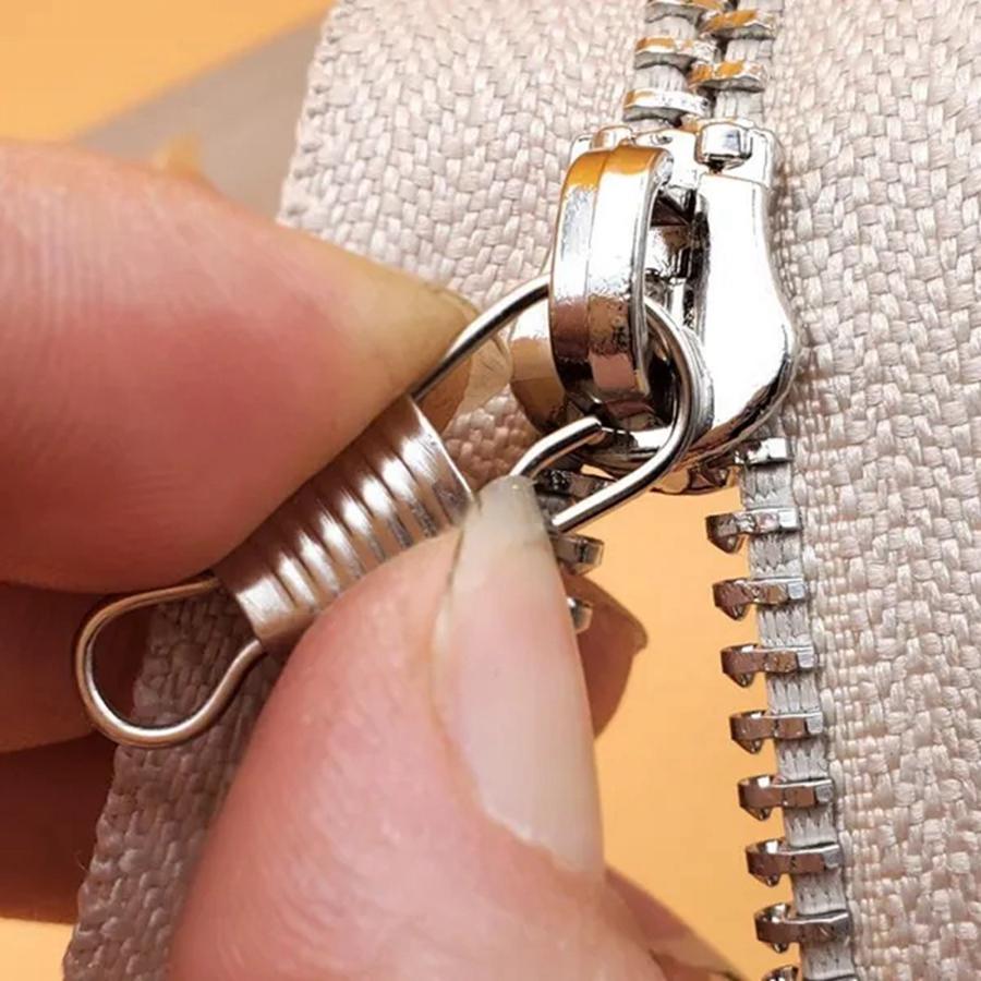 10 шт. ползунок на молнии, металлическая маленькая застежка, ремонтный комплект, замена сломанных пряжек, съемник на молнии для чемодана, язычок на молнии