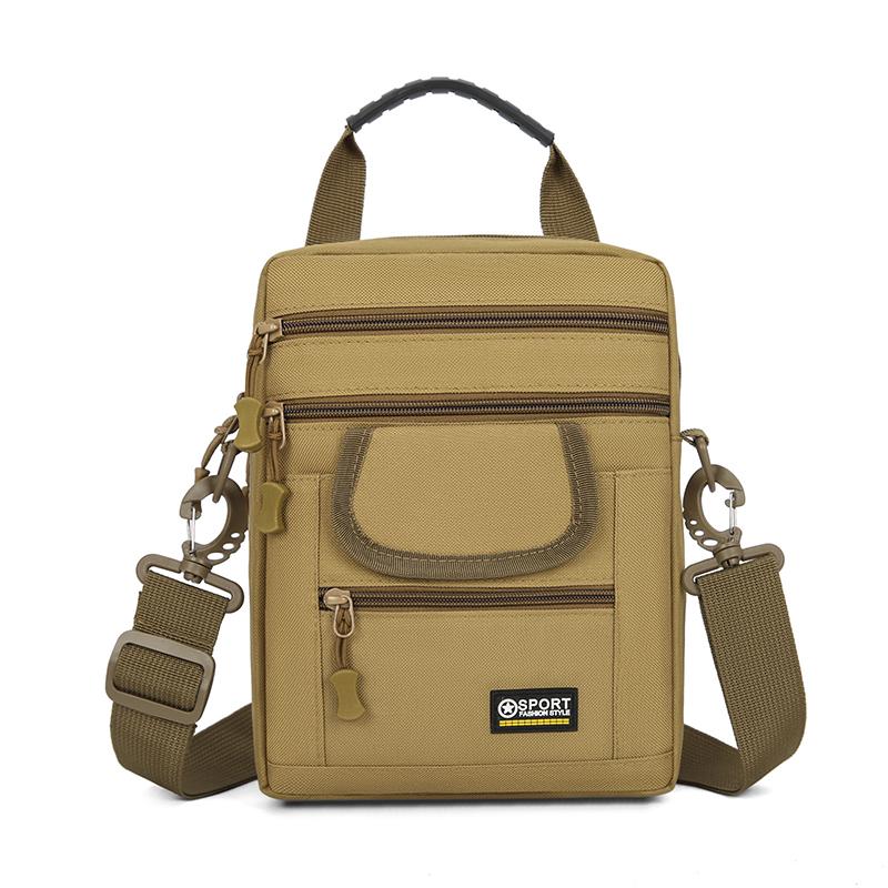 Large Capacity Crossbody Bag Waterproof Oxford Shoulder Bag Multi-Pocket Travel Casual Messenger Bag for Men Women Business