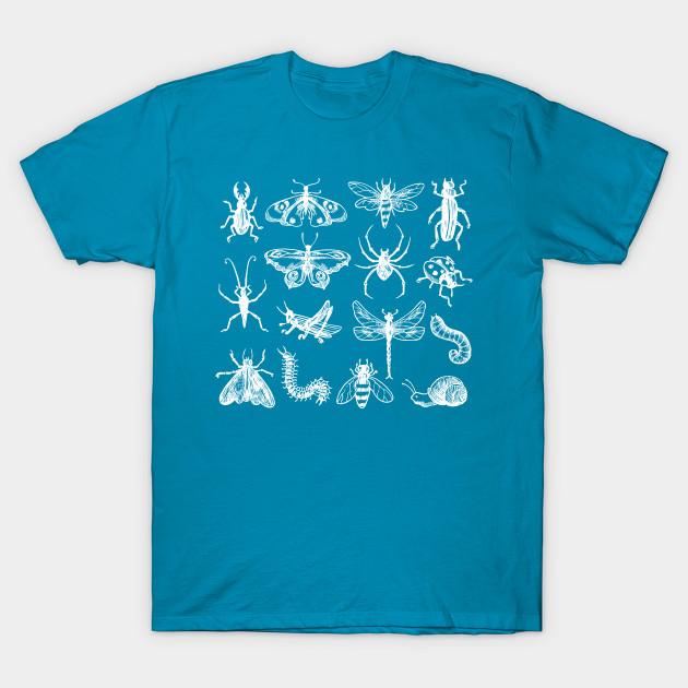 Новая мода Мужская футболка с принтом насекомых Коллекция Топы с коротким рукавом Футболки Повседневные