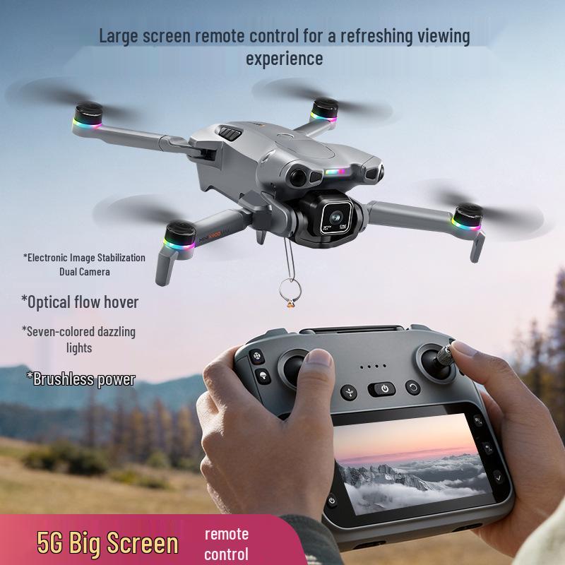 K900Max Foldable Drone with Screen, Airdrop, Brushless Motors, and Remote Controlled Aerial Photography Quadcopter