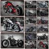 Vintage American Classic Motorcycle Tin Signs Home Wall Decor Metal Plaque Garage Man Cave Bar Decorative Plates Posters