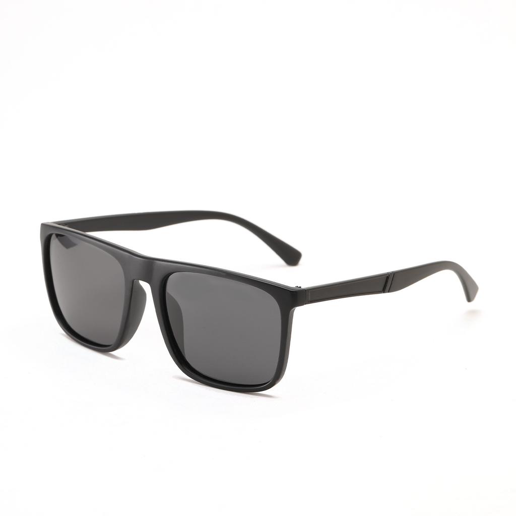 Очки Tr9107 поляризованные квадратные матовые черные коричневые солнцезащитные очки женские, солнцезащитные очки мужские