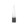 Balenciaga Bb Monogram Series Logo Print Adjustable Detachable Shoulder Strap Coated Canvas Large Shoulder Crossbody Tote Bag 693805210HB1060