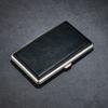 Metal PU Leather Cigarette Case Portable 20 Sticks Capacity Cigarette Holder for Men Women Smoking Accessories Box