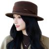 French celebrity hat women's new woolen flat hat temperament elegant face small retro top hat trend