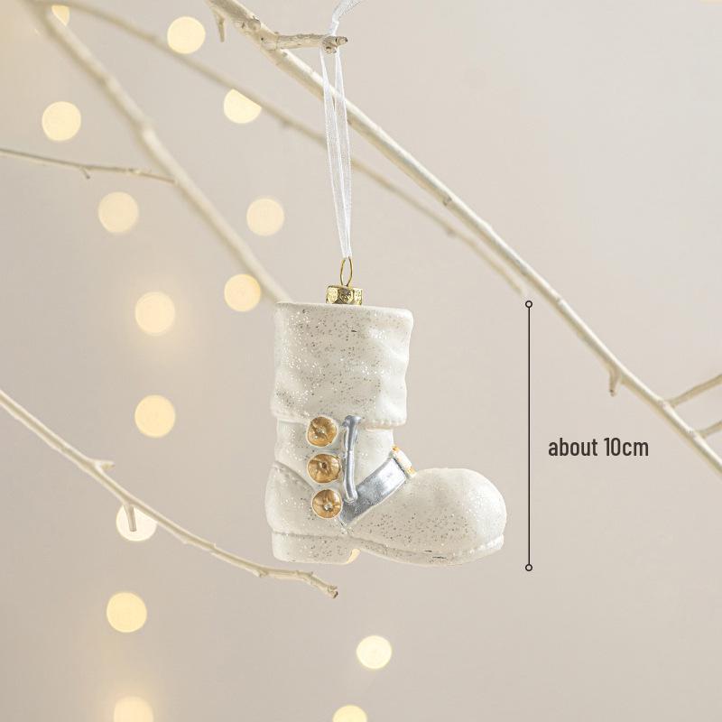 Креативная Рождественская елка и настольные украшения: Подвески для ботинок и реквизит для оформления сцены