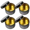 4Pcs Tins DIY Jars Containers with Lids Candles Making Jars Empty Jars Metal Can